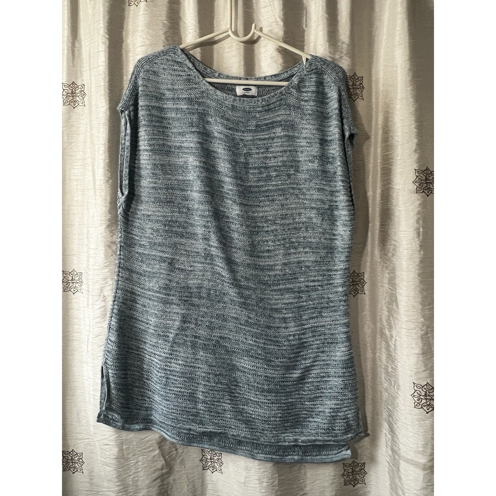 Euc Old Navy Women's Sleeveless Sweater Lt Blue Size XL